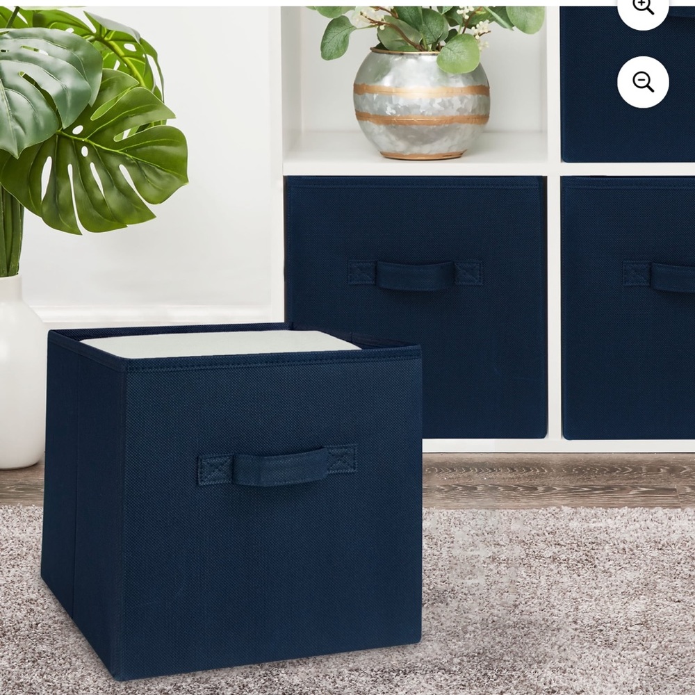 Navy Blue Storage Cube